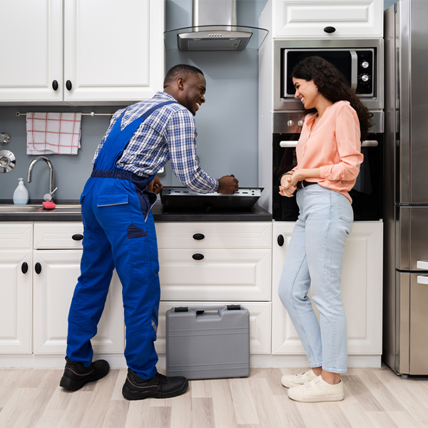 can you provide an estimate for cooktop repair before beginning any work in Chesterville